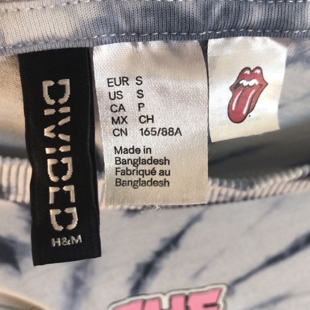 ROLLING STONES H&M CROP TOP | SIZE S - Picture 5 of 5